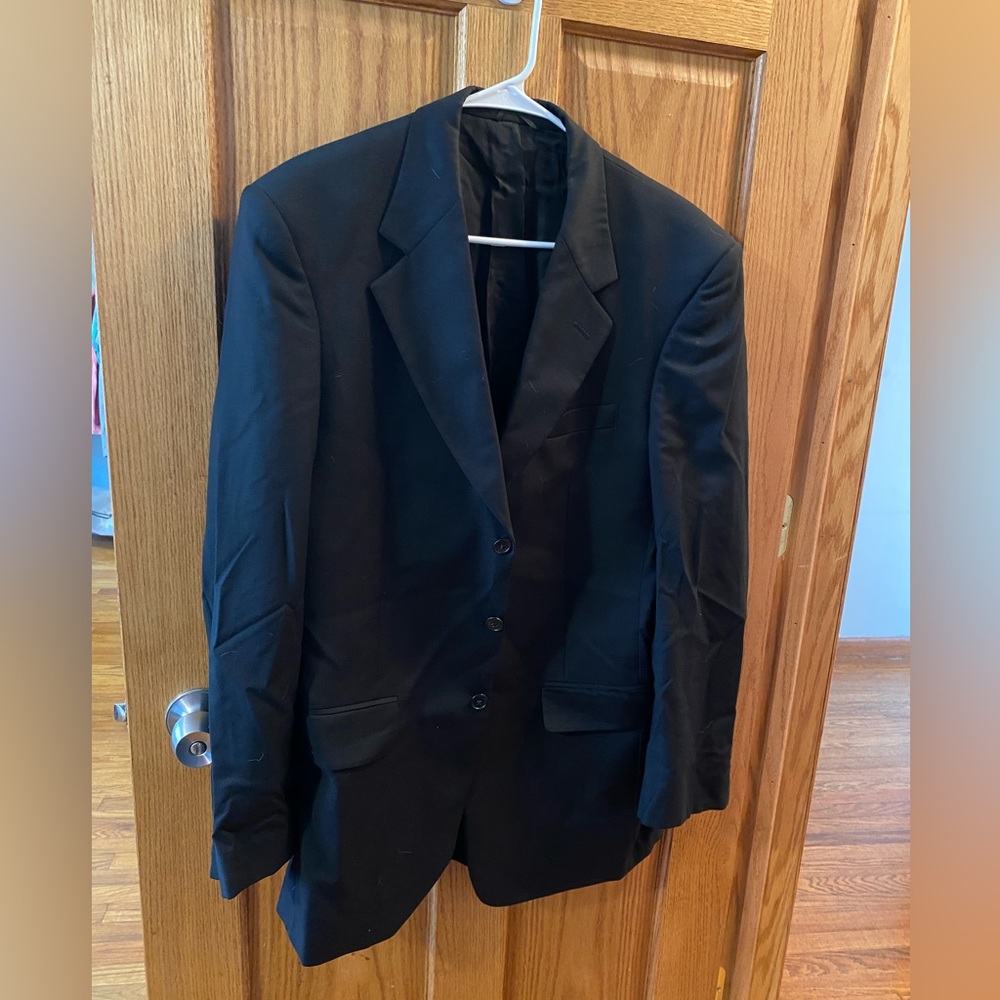 Men’s Black Suit Jacket Blazer | Estimated Size M